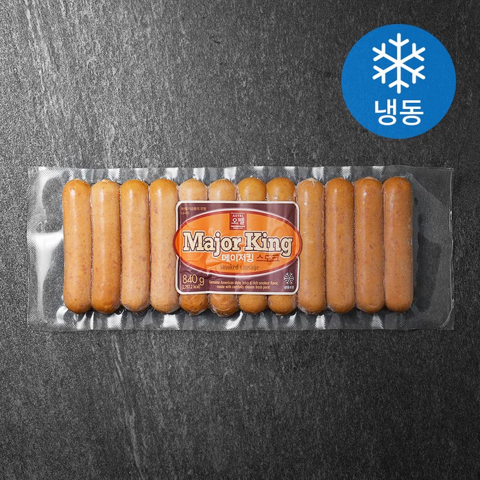 오뗄 메이저킹 스모크 소시지 (냉동), 840g, 1개