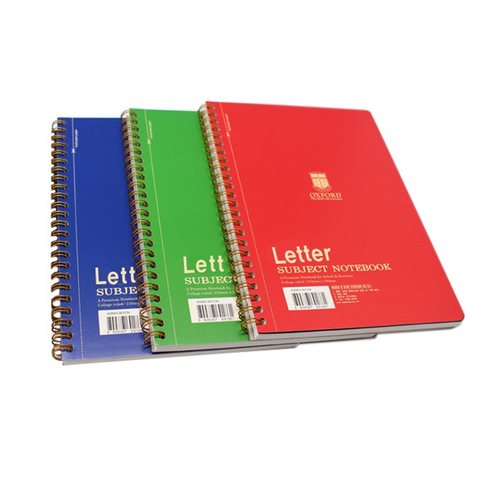 OXFORD 절취스프링 Letter 좌철노트 90매, 랜덤 발송, 3개 대표 이미지 - 뜯는 노트 추천