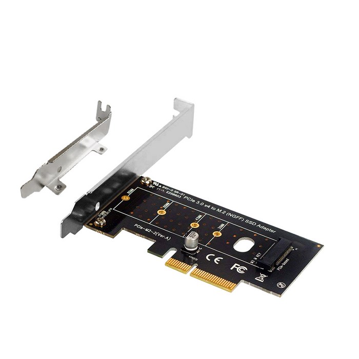 M.2 NVME SSD to PCI-E 변환 카드 + LP브라켓 대표 이미지 - M.2 NVMe 추천