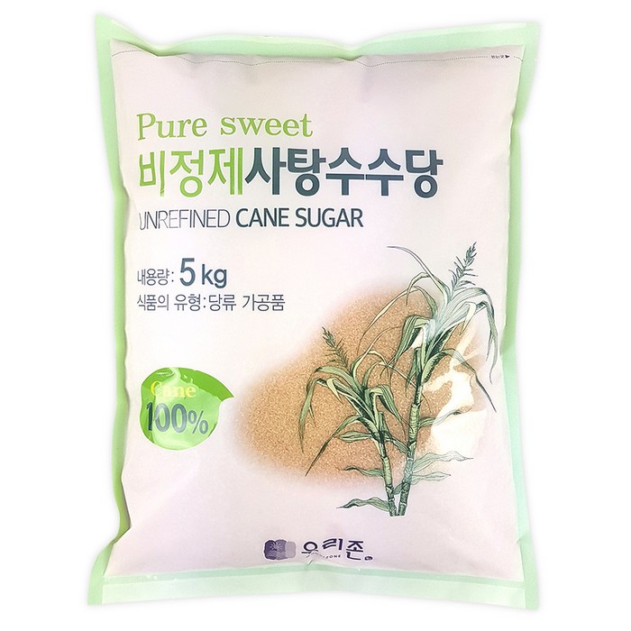 우리존 비정제 사탕수수당, 5kg, 1개 대표 이미지 - 원당 추천