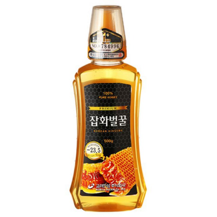 고려인삼 잡화벌꿀, 500g, 1개 대표 이미지 - 호반꿀 추천