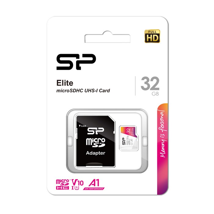 실리콘파워 micro SDXC Class10 Elite UHS-I Full HD U1 A1 V10, 32GB 대표 이미지 - SDXC 추천