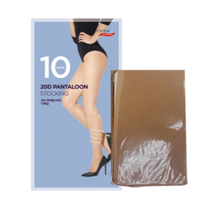 남영비비안 판타롱 스타킹 20D 10족 대표 이미지 - 비비안 스타킹 추천
