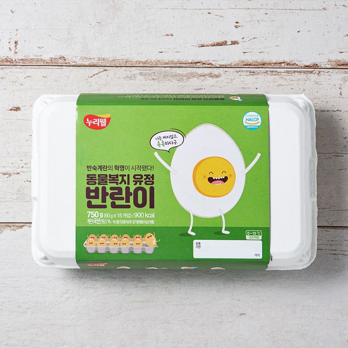 누리웰 동물복지 유정 반란이 15구, 750g, 1개 대표 이미지 - 반숙란 추천