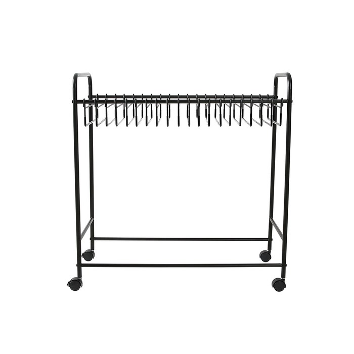 홈앤하우스 카트형 바지걸이, 블랙, 1개 대표 이미지 - 바지걸이 추천