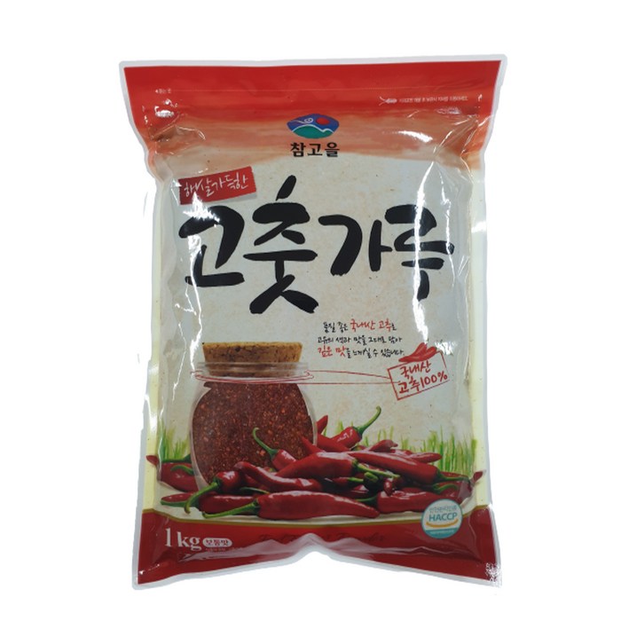 참고을 햇살가득한 참고을 고춧가루, 1kg, 1개 대표 이미지 - 고추 빱니다 추천