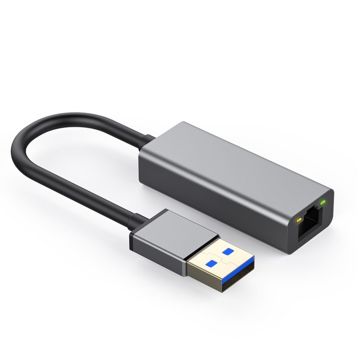 림스테일 USB3.0 기가 비트 랜카드 노트북용 그레이, LM27 대표 이미지 - 유선 랜카드 추천