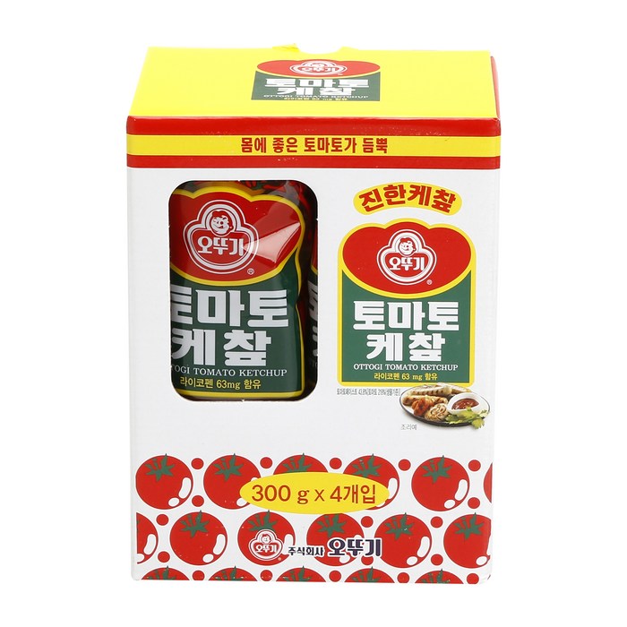 오뚜기 토마토 케찹, 300g, 4개 대표 이미지 - 케찹 추천