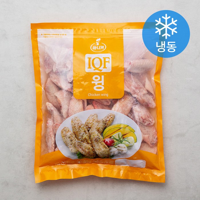 마니커 IQF 닭 윙 (냉동), 1000g, 1봉 대표 이미지 - 닭날개 추천