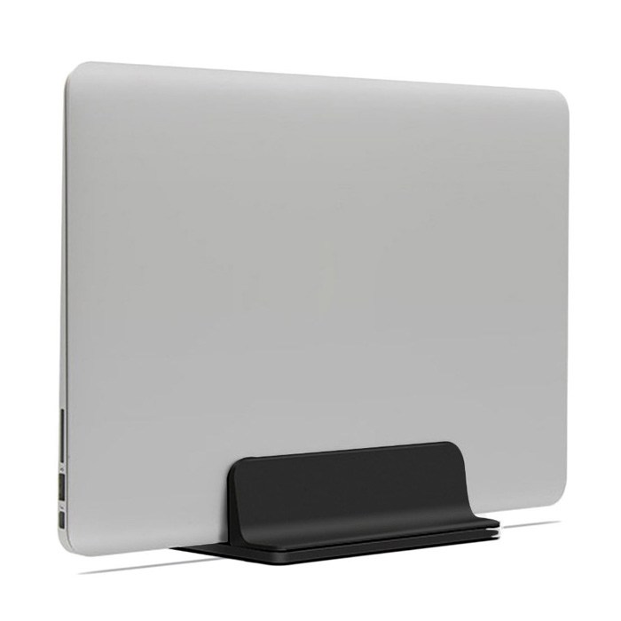 알루멘 알루미늄 맥북 노트북 수직 거치대 버티컬 스탠드 N2, 블랙