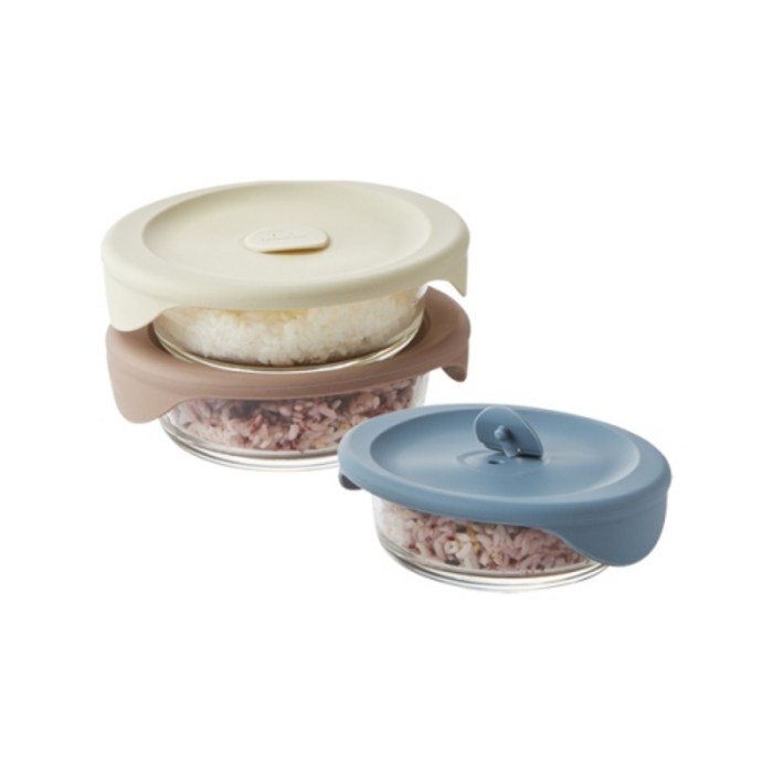 락앤락 바로한끼 햇쌀밥용기 355ml x 3종 세트, 1세트, 밥용기 3종 대표 이미지 - 락앤락 추천