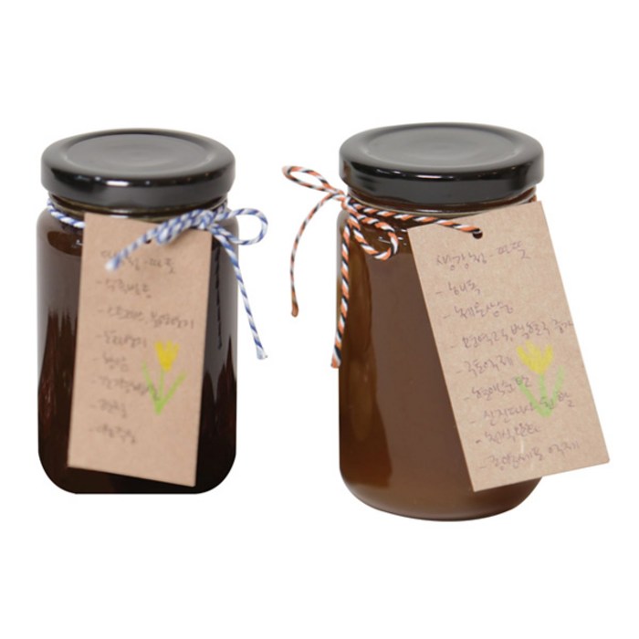 노랑튤립 생강청 250ml + 대추청 250ml 세트, 1세트 대표 이미지 - 대추차 추천
