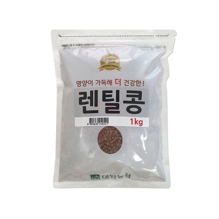 대한농산 렌틸콩, 1kg, 1개 대표 이미지 - 렌틸콩 추천