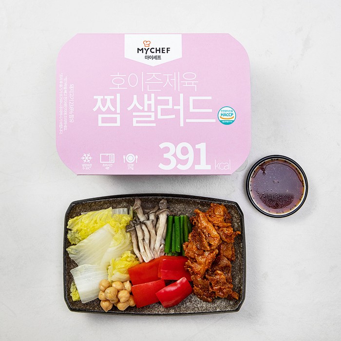 마이셰프 호이즌제육 찜 샐러드, 275g, 2개 대표 이미지 - 저칼로리 간편식 추천