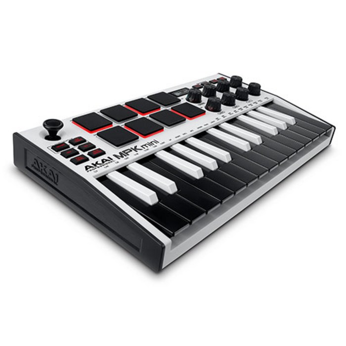 AKAI MPK Mini MK3 화이트 아카이 USB 마스터키보드 대표 이미지 - 전자키보드 추천