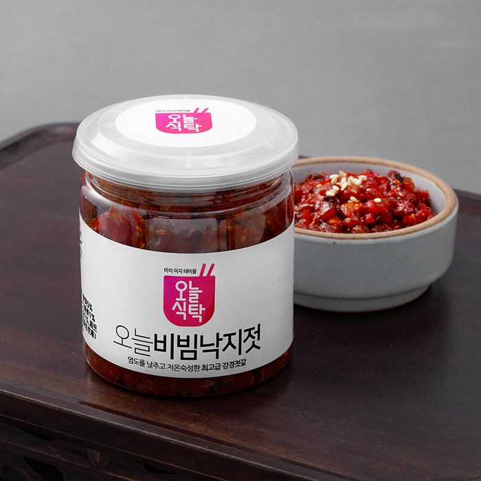 오늘식탁 강경 비빔낙지젓, 250g, 1개 대표 이미지 - 낙지젓 추천