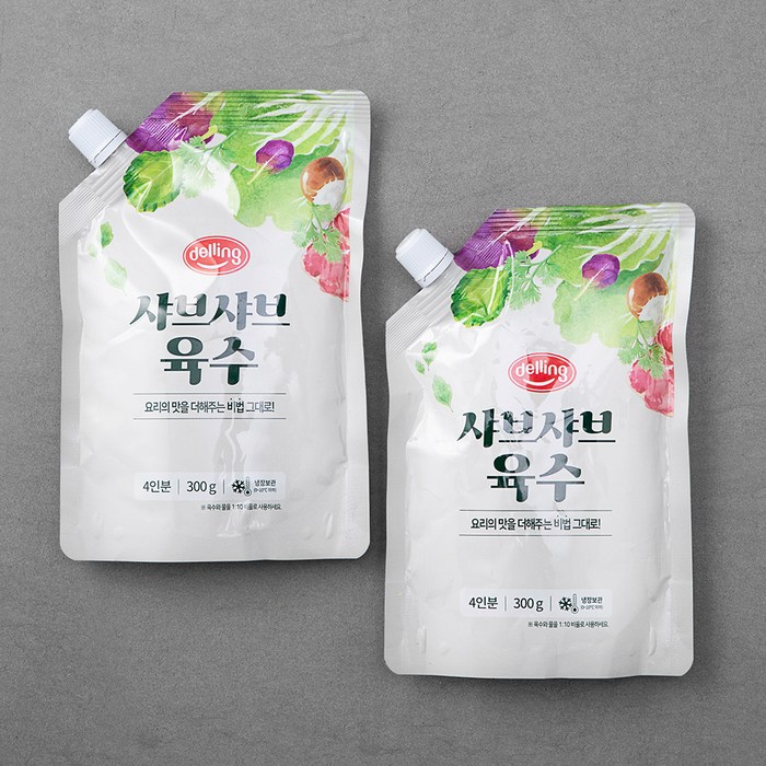 델링 샤브샤브육수, 300g, 2개 대표 이미지 - 육수 추천