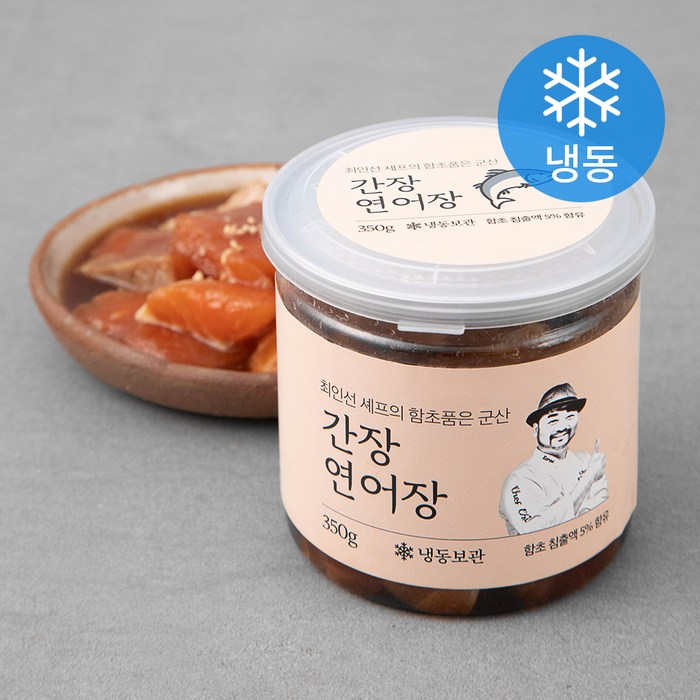 최인선 셰프의 함초품은 간장연어장 (냉동), 350g, 1통 대표 이미지 - 초밥 재료 추천