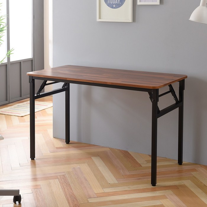 다다재 접이식 테이블 1000 x 450 mm, 멀바우 대표 이미지 - 입식 테이블 추천