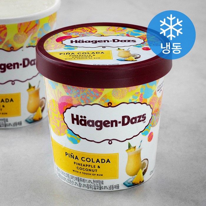 하겐다즈 파인트 피나콜라다 아이스크림 (냉동), 473ml, 1개 대표 이미지 - 하겐다즈 추천