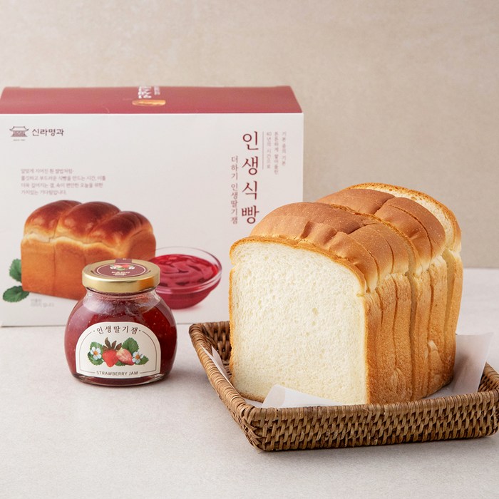 신라명과 인생식빵 더하기 인생딸기잼, 570g, 1개 대표 이미지 - 딸기잼 맛있는 거 추천