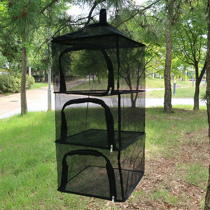 밴프 4단 사각 건조망 CE509, 블랙, 1개 대표 이미지 - 건조망 추천