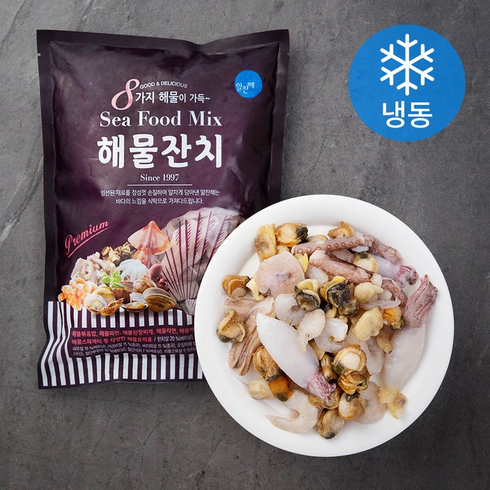 알찬해 해물잔치 2 (냉동), 780g, 1개 대표 이미지 - 해물 파스타 추천