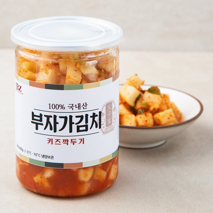 부자가김치 키즈 깍두기, 800g, 1개 대표 이미지 - 깍두기 추천