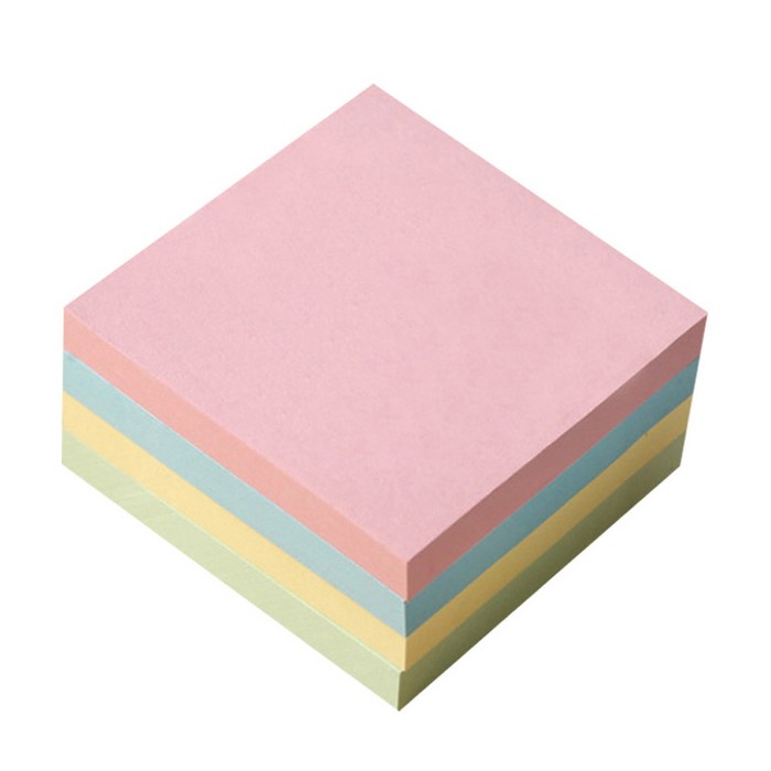 요랜드 메모스티커 접착 메모지 76 x 76 mm 400p, 혼합색상, 1개 대표 이미지 - 포스트잇 추천