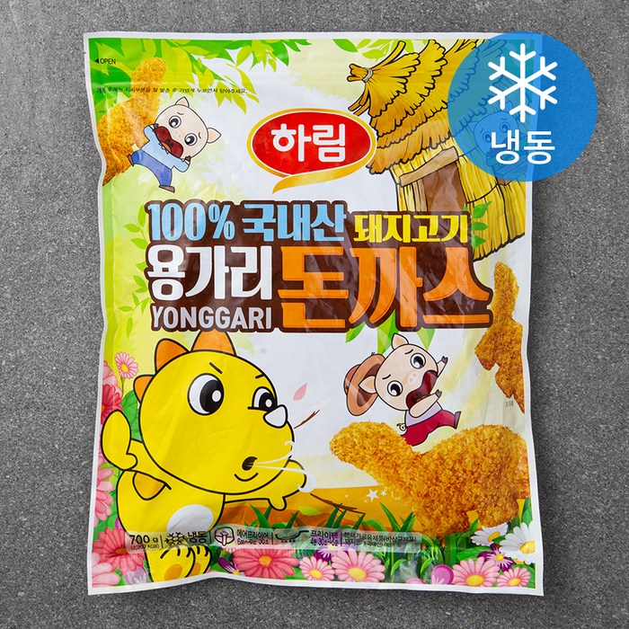 하림 용가리 돈까스 (냉동), 700g, 1개 대표 이미지 - 슈니첼 돈까스 추천