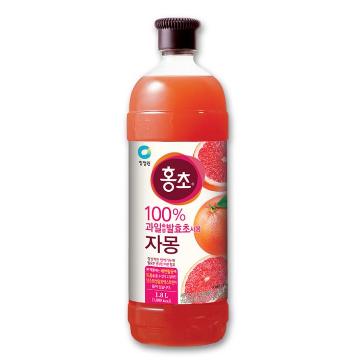 청정원 홍초 자몽, 1800ml, 1개 대표 이미지 - 홍초 추천