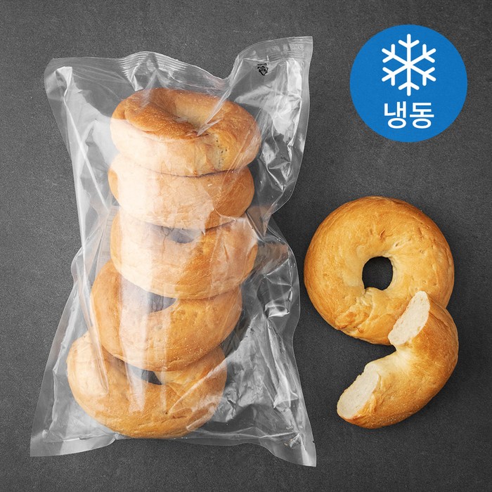 유산균 쌀 베이글 5ea (냉동), 500g, 1개 대표 이미지 - 베이글 추천