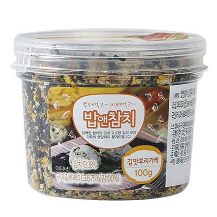 도들샘 밥앤참치 김맛 후리가케, 100g, 1개 대표 이미지 - 밥 양념 추천