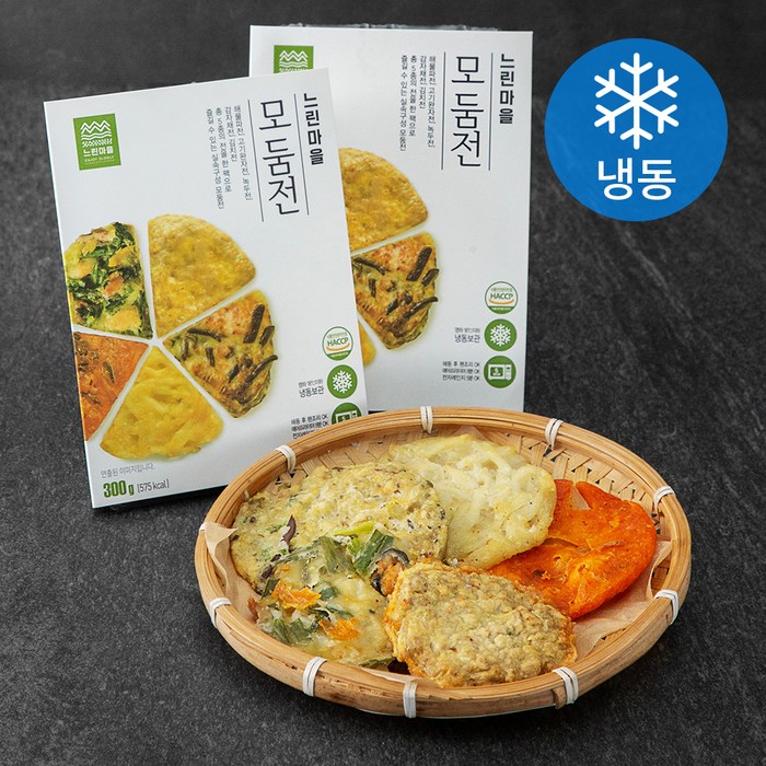 느린마을 모둠전 (냉동), 300g, 2팩 대표 이미지 - 느린마을 막걸리 안주 추천