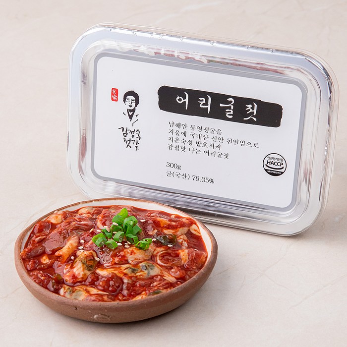 김정숙젓갈 어리굴젓, 300G, 1PACK 대표 이미지 - 김정숙 추천