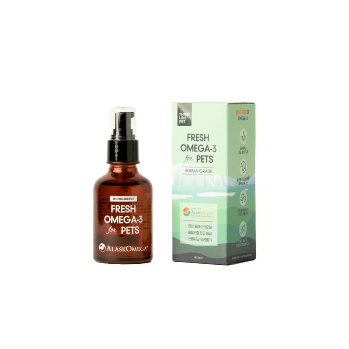 씽크라이크펫 반려동물 알래스카 프레시 오메가3 영양제 50ml, 어유, 1개 씽크라이크펫 반려동물 알래스카 프레시 오메가3 영양제 50ml, 어유, 1개