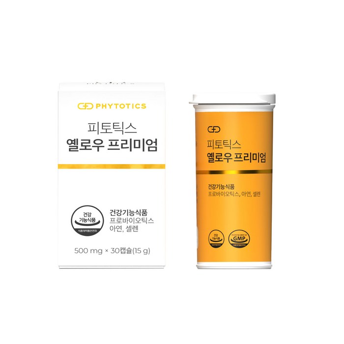 피토틱스 옐로우 프리미엄 유산균 15g, 1개, 30정 대표 이미지 - 피토틱스 유산균 추천