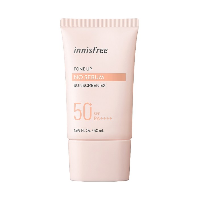 이니스프리 톤업 노세범 선스크린 EX SPF 50+ PA++++, 1개, 50ml 대표 이미지 - 톤업크림 추천