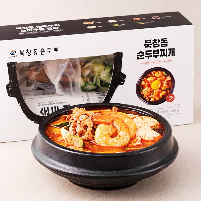프레시지 북창동 순두부 찌개, 692g, 1개 대표 이미지 - 한식 밀키트 추천