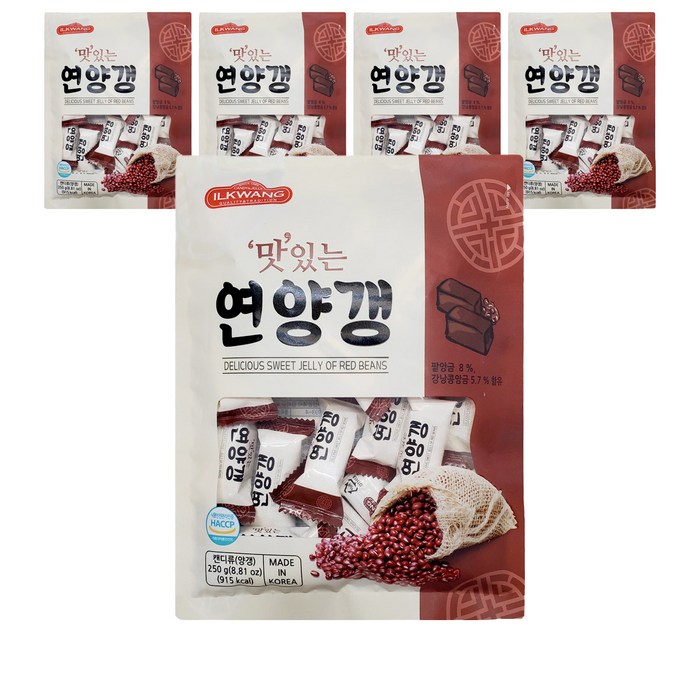 일광제과 맛있는 연양갱, 250g, 5개 대표 이미지 - 밤양갱 추천