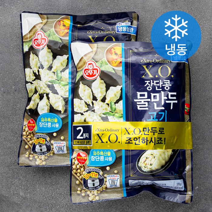 오뚜기 XO 장단콩 물만두 고기 (냉동), 378g, 2개 대표 이미지 - XO만두 추천