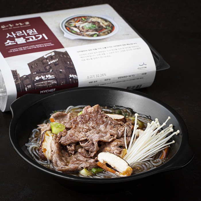 마이셰프 사리원 소불고기, 620g, 1개 대표 이미지 - 버섯전골 추천