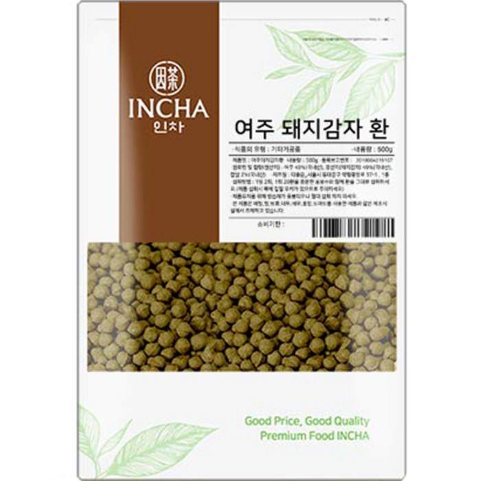 인차 여주 돼지감자 환, 1개, 500g 대표 이미지 - 돼지감자 추천