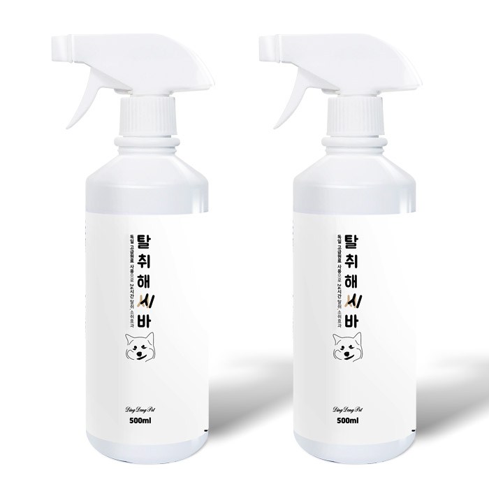 딩동펫 반려동물 탈취해시바 자연파인향, 2개, 500ml 대표 이미지 - 개똥 치우기 추천