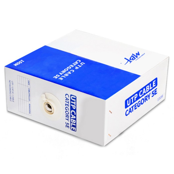 엠비에프 C5E100G CAT.5E UTP 랜 케이블 MBFC5E100G, 단일상품, 1개, 100m