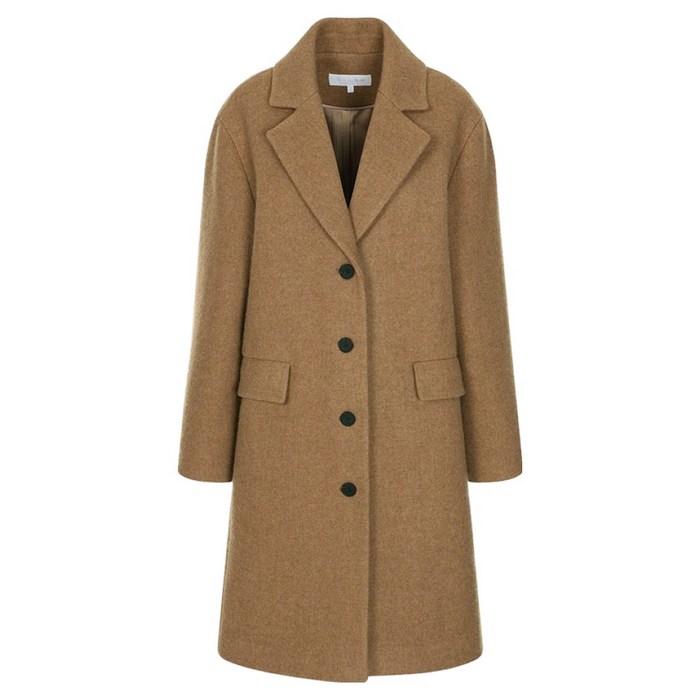 올리브데올리브 여성용 울 블렌드 테일러드 코트