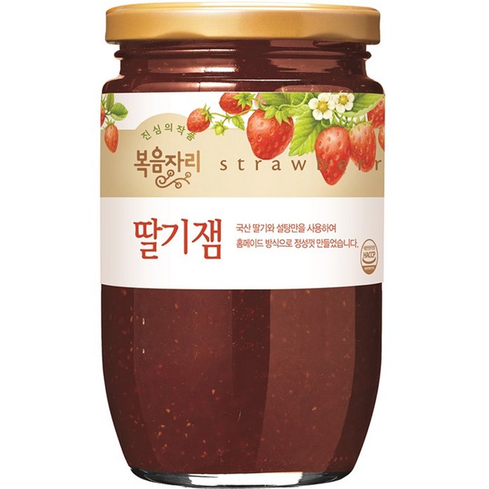 복음자리 과일잼(딸기잼)-500g, 500g, 1개 대표 이미지 - 초코식빵 추천