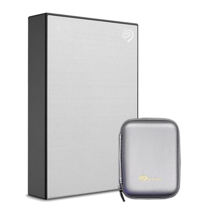 씨게이트 ONE TOUCH HDD 외장하드 + 파우치, 4TB, Silver 대표 이미지 - 외장하드 4테라 추천