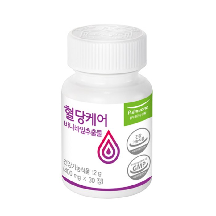 풀무원건강생활 혈당케어 바나바잎추출물, 1개, 30정 대표 이미지 - 당뇨 영양제 추천