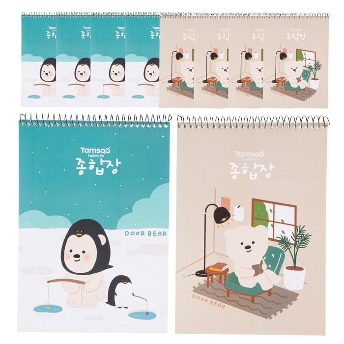 탐사 두꺼운 종합장 130g 40매, 10개입 대표 이미지 - 공책 추천